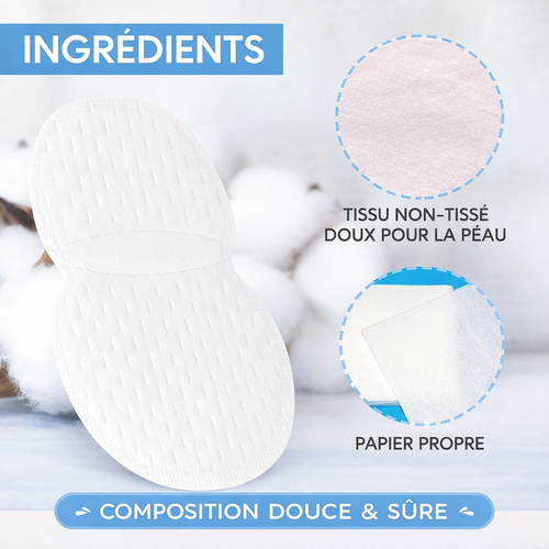Tampons Absorbants pour Aisselles